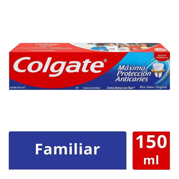 Crema dental Colgate de menta de 150 ml