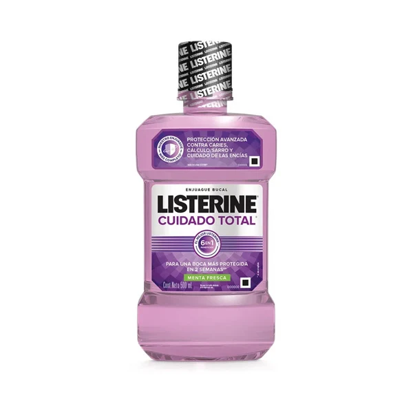 Listerine cuidado total de 500 ml