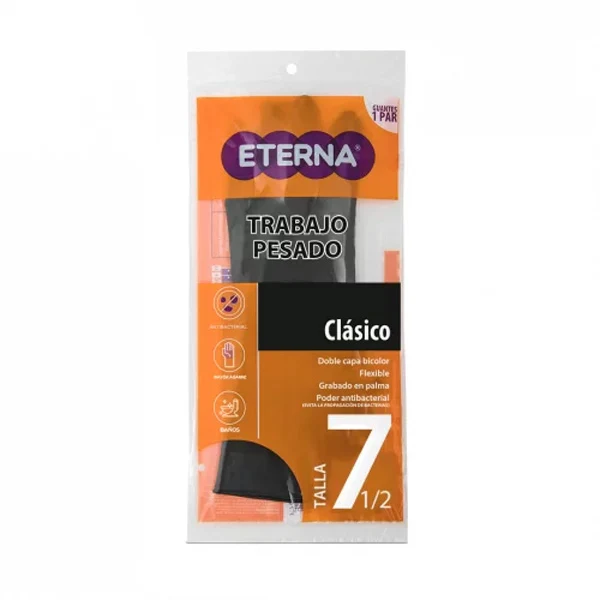 Guante para trabajo pesado Eterna clásico talla 7.5