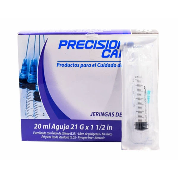 Jeringa Precisión Eterna de 20 ml
