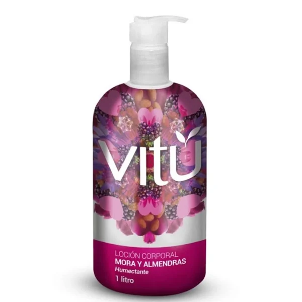 Crema corporal Vitu de mora y almendras de 1000 ml