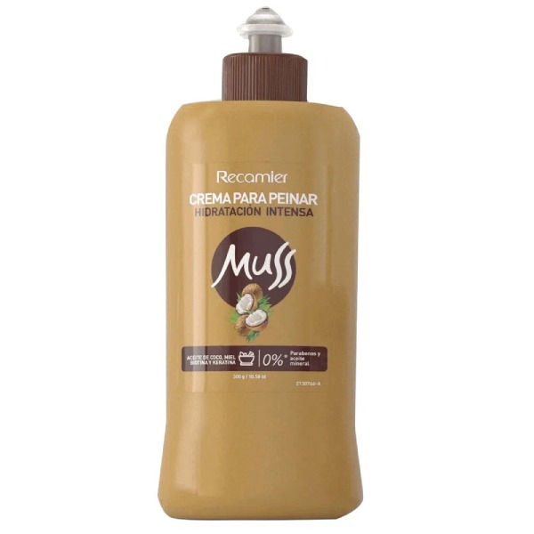 Crema para peinar Muss Hidratación intensa de 300 gr