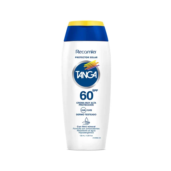 Bloqueador Tanga SPF 60 crema de 130 ml