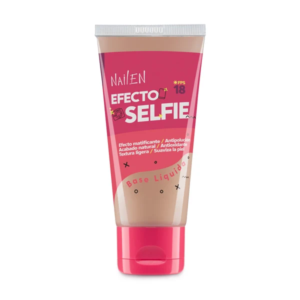 Base maquillaje Nailen efecto selfie #6 de 30 gr
