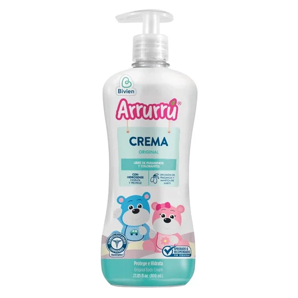 Crema Arrurrú original en pote de 800 ml