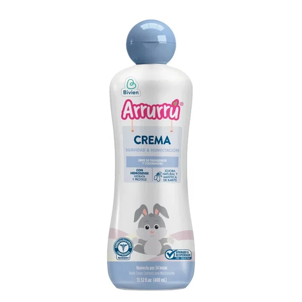 Crema Arrurrú original suave humectación en pote de 400 ml
