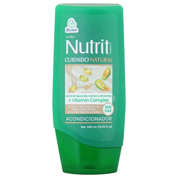 Acondicionador Nutrit cuidado natural de 550 ml