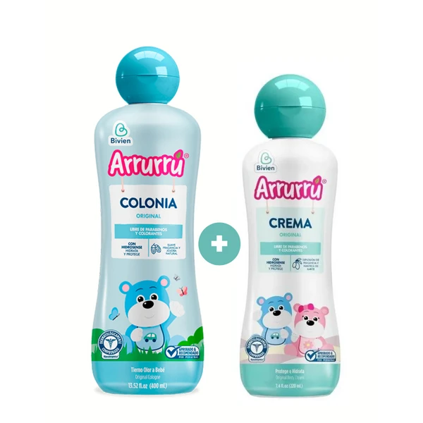 Colonia Arrurrú Azul de 400 ml + Crema Original de 220 ml