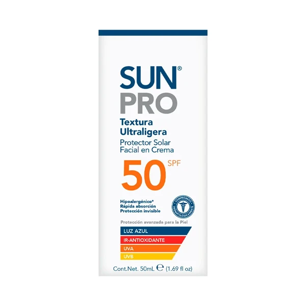 Bloqueador Sun Pro facial SPF 50 de 50 ml