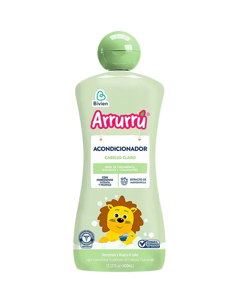 Acondicionador Arrurrú cabellos claros en pote de 400 ml