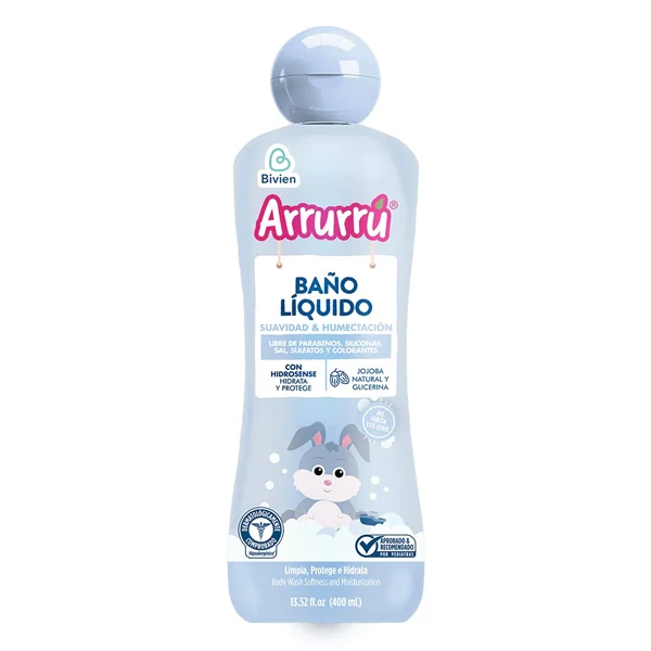 Baño líquido Arrurrú suave humectación de 400 ml