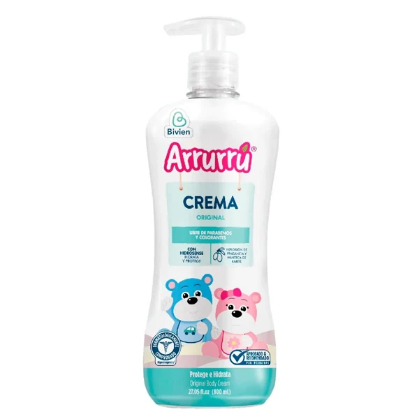 Crema Arrurrú suave y humectante de 800 ml