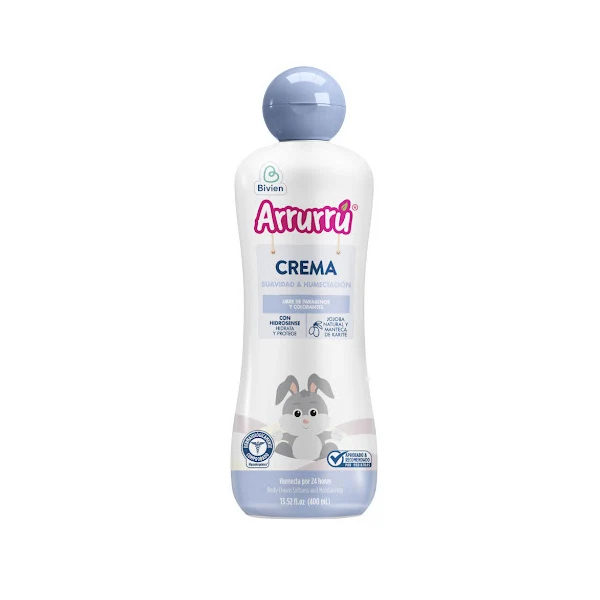 Crema Arrurrú suave humectante en pote de 220 ml