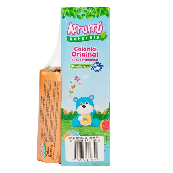 Colonia Arrurrú azul de 120 ml + jabón avena