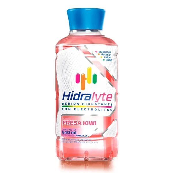 Suero hidratante Hidralyte Fresa-Kiwi de 640 ml