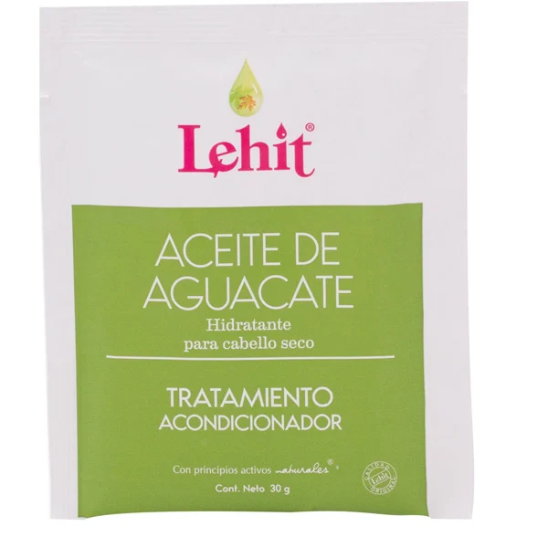 Tratamiento Lehit aceite de aguacate en sachet de 30 gr
