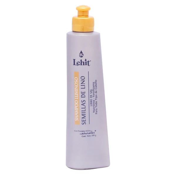 Shampoo Lehit Semillas de Lino en pote de 300 ml