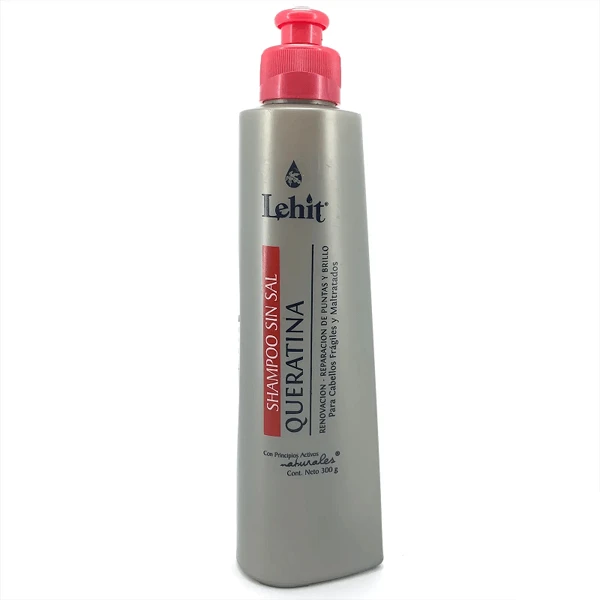Shampoo Lehit con Queratina en pote de 300 ml