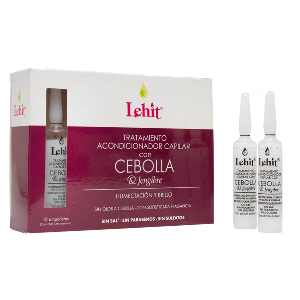 Tratamiento Lehit Cebolla y Jengibre en ampolla de 13 ml