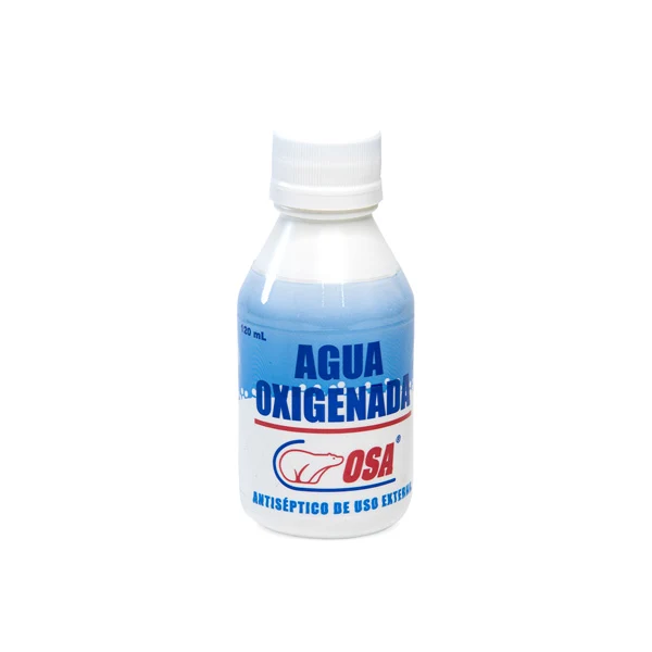 Agua oxigenada Osa en frasco de 120 ml