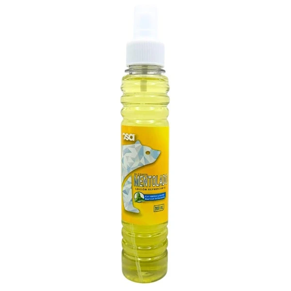 Alcohol mentolado Osa amarillo de 200 ml