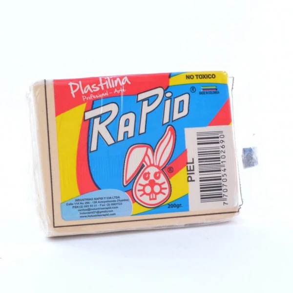 Plastilina Rapid en barra grande piel de 200 gr