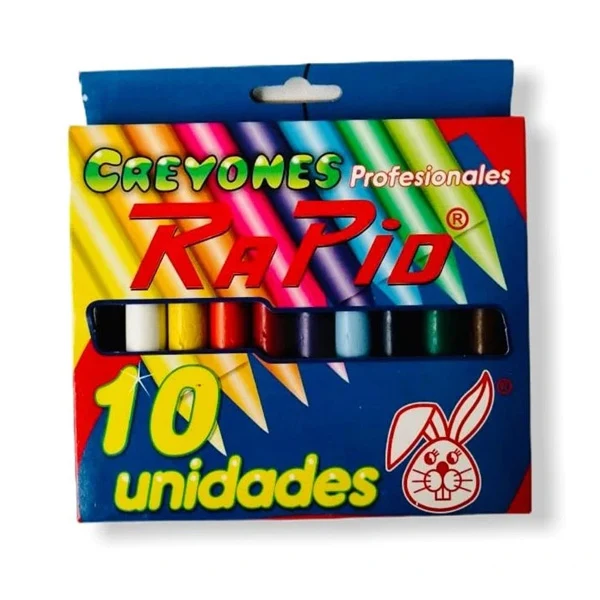 Crayones profesionales Rapid por 10 unidades