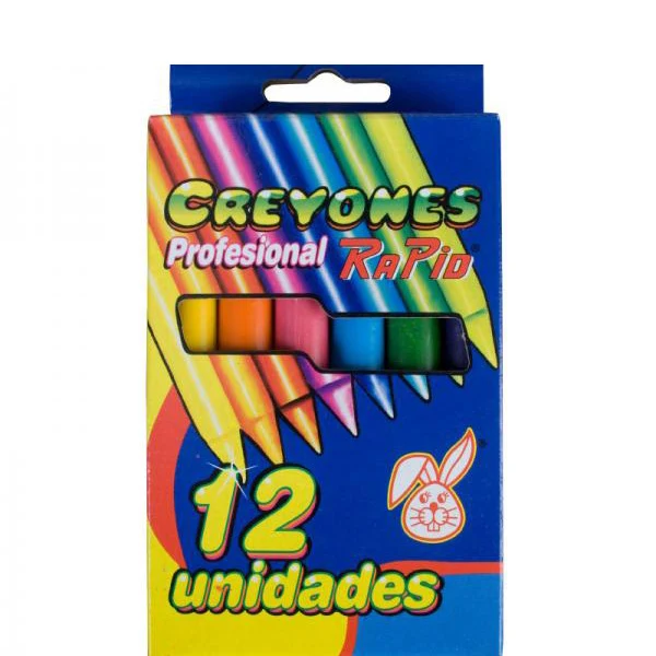 Crayones profesionales Rapid por 12 unidades