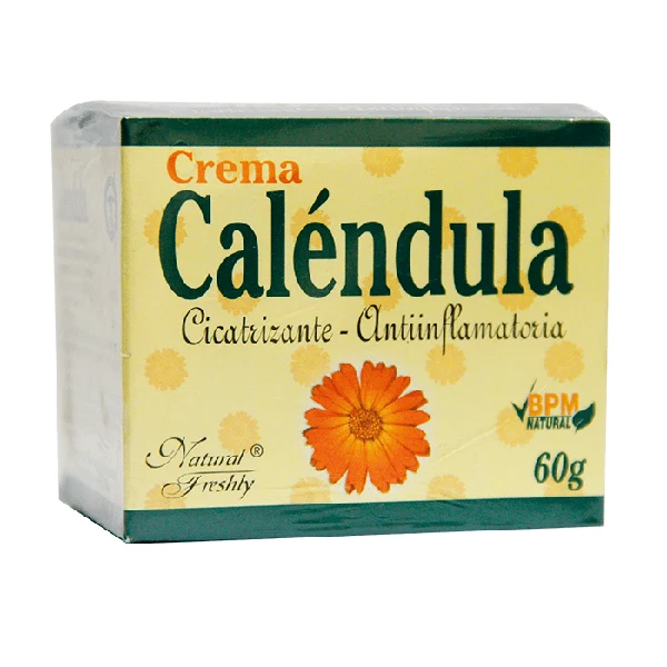 Crema de caléndula Natural Freshly de 60 gr