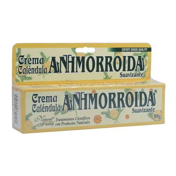 Crema de caléndula antihemorroidal en tubo de 80 gr