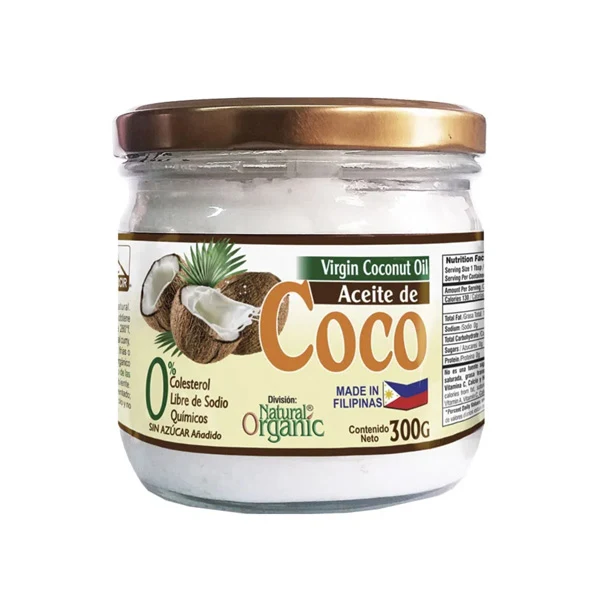 Aceite de coco organico virgen Natural Freshly de 300 g