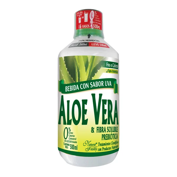 Bebida funcional concentrada de aloe vera oferta pague 360 ml lleve 500 ml