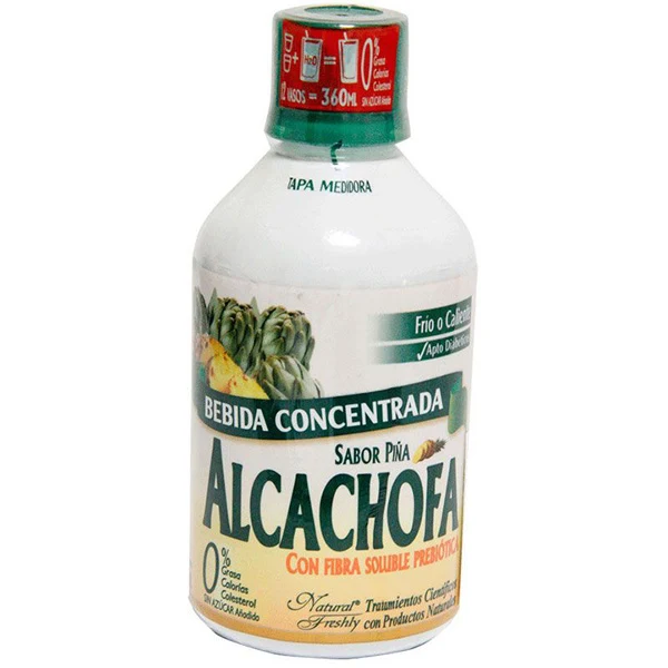 Bebida funcional concentrada de alcachofa oferta pague 360 ml lleve 500 ml