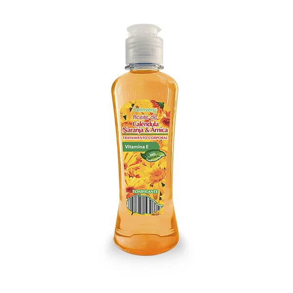 Aceite Johnvery de caléndula, naranja y árnica de 120 ml