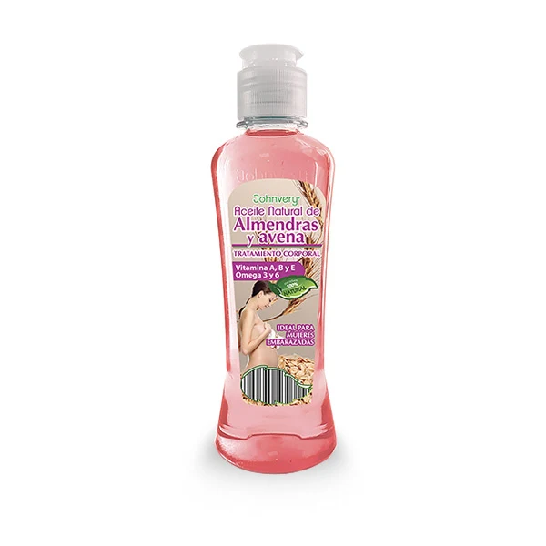 Aceite corporal Johnvery de avena y almendras de 220 ml