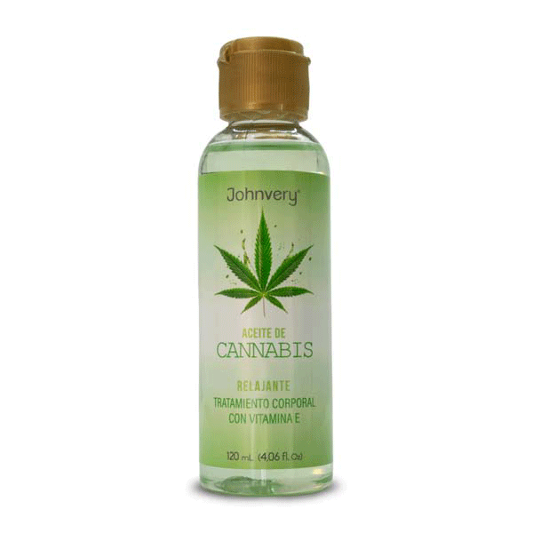 Aceite Johnvery Cannabis en pote de 120 ml