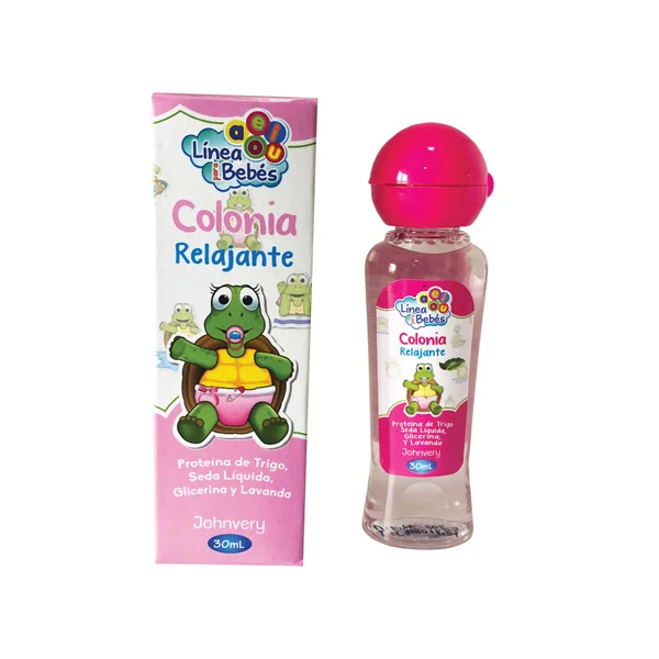 Colonia rosada bebés Johnvery de 30 ml