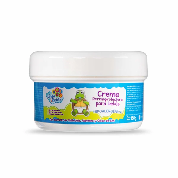 Crema antipañalitis dermoprotectora Johnvery de 180 gr