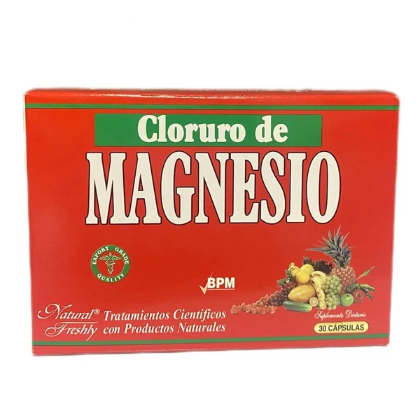 Cloruro de Magnesio en cajita de 30 cápsulas