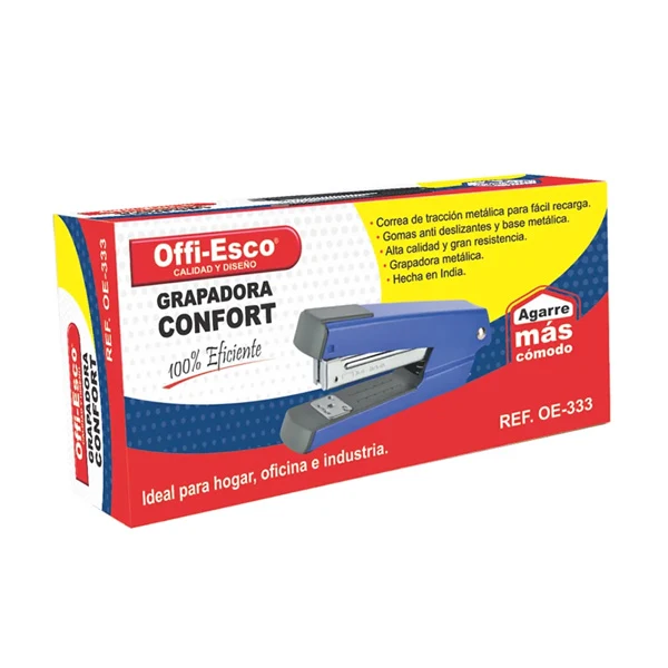 Cosedora Grapadora Offi-Esco Confort mediana ref. OE-333