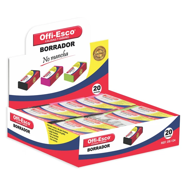 Borrador Offi-Esco en colores ref. OE-124