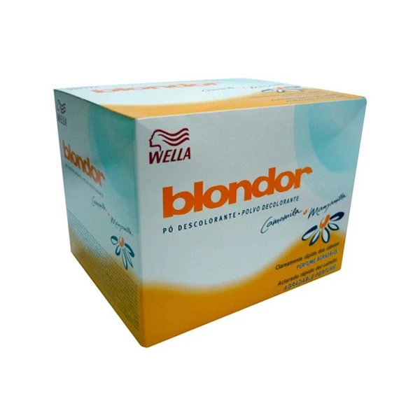 Decolorante Blondor Wella de manzanilla en sachet de 20 gr